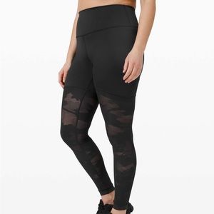 Lululemon Sheer Will High-Rise Tight 28" *Camo